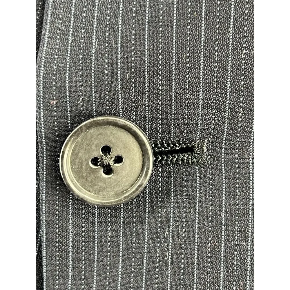 Daniel Cremieux Performance Loro Piana 44S Blue Sports Coat Blazer‎ Stripe ITALY